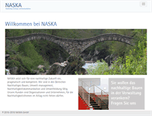 Tablet Screenshot of naska.ch